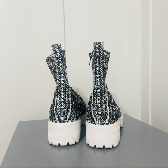 Cecelia New York Chance Hiker Boots -Pearl Black Tweed - Picture 7 of 8
